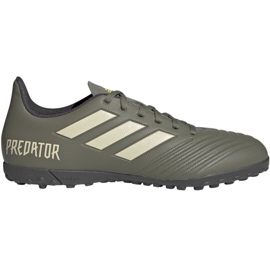 M adidas Predator 19.4 Tf EF8212 fotbollsskor grön grön