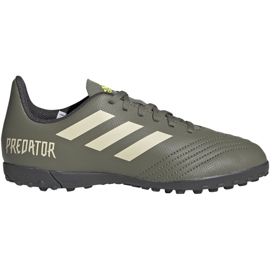 Adidas Predator 19.4 Tf Jr EF8222 fotbollsskor mångfärgad grön