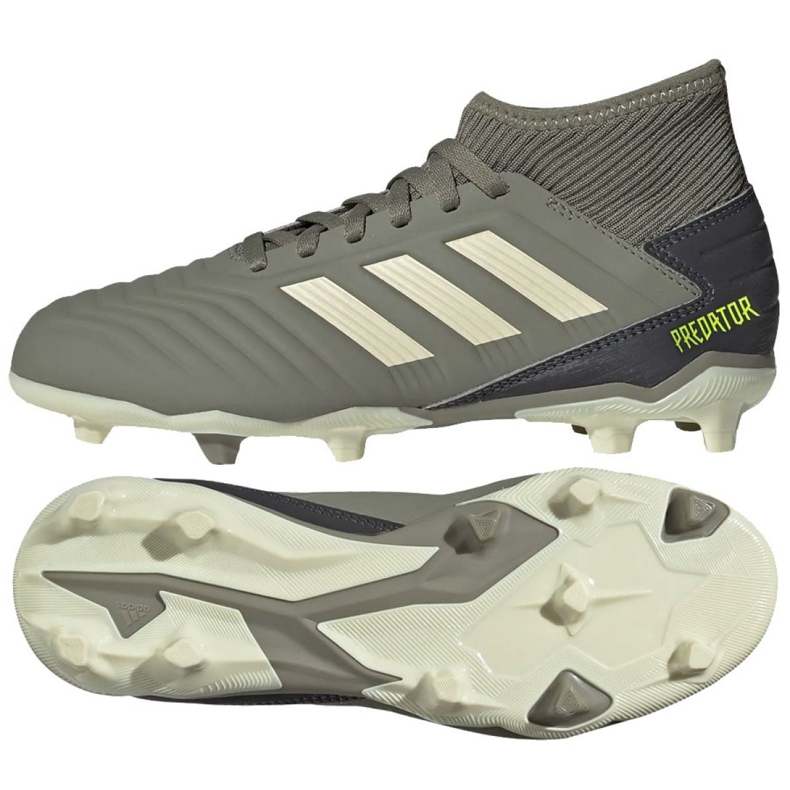 Adidas Predator 19.3 Fg Jr EF8215 fotbollsskor grå