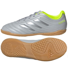 Inomhusskor adidas Copa 20.4 I Jr EF8354 grå silver-
