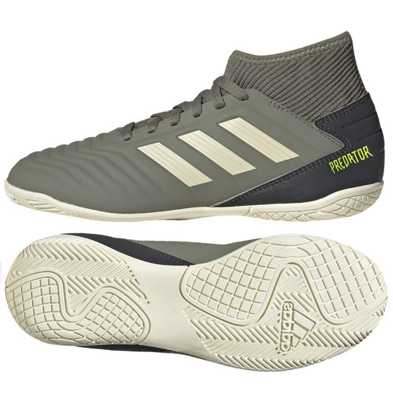 Adidas Predator 19.3 In Jr EF8219 fotbollsskor nyanser av grå