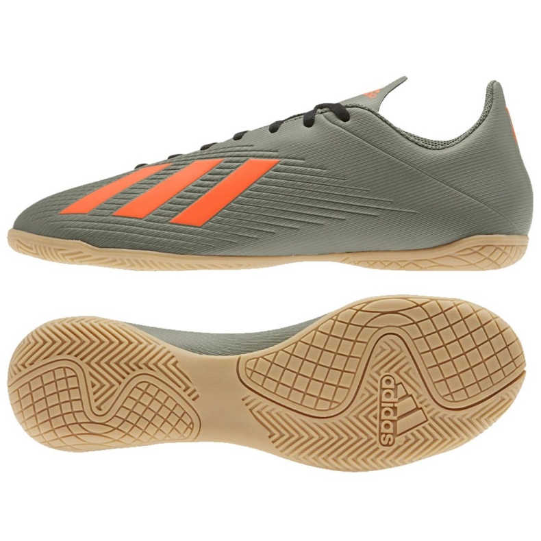 Adidas X 19.4 In M EF8373 fotbollsskor grå