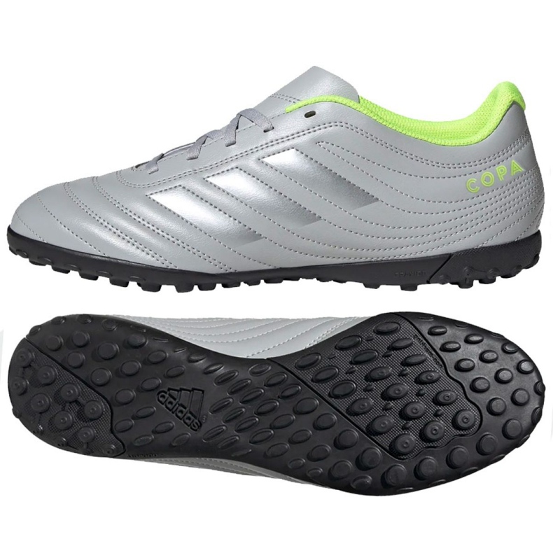 Adidas Copa 20.4 Tf M EF8356 fotbollsskor grå silver-
