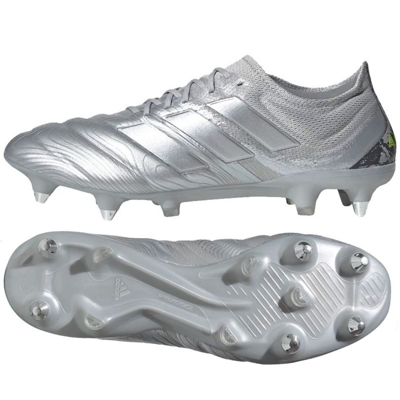 Adidas Copa 20.1 Sg M EF8325 fotbollsskor grå silver-