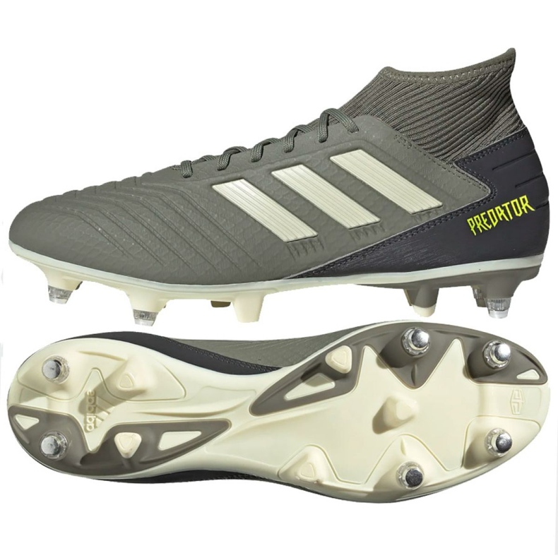 Adidas Predator 19.3 Sg M EG2830 fotbollsskor grå grå