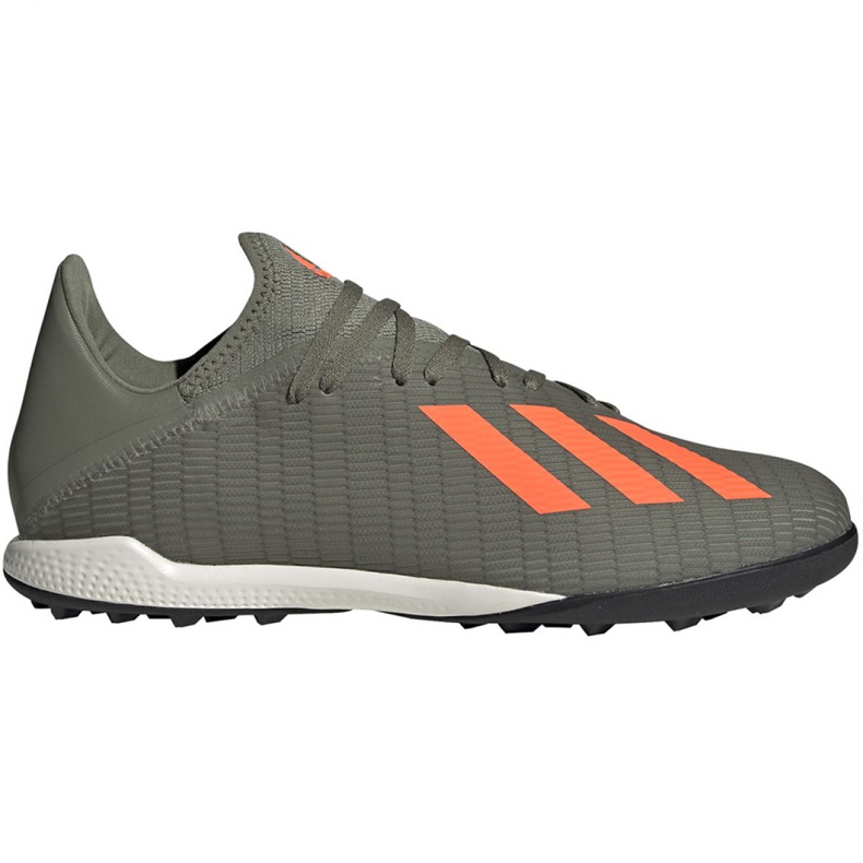 Adidas X 19.3 Tf M EF8366 fotbollsskor grön grå