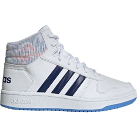 Adidas Hoops Mid 2.0 Jr EE8546 skor vit