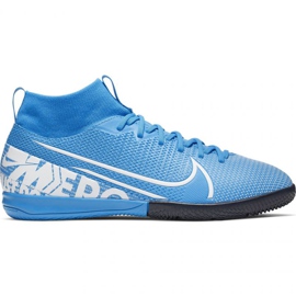 Nike Mercurial Superfly 7 Academy Ic Jr AT8135 414 fotbollsskor mångfärgad blå
