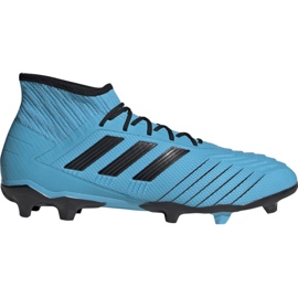 Adidas Predator 19.2 Fg M F35604 fotbollsskor mångfärgad blå