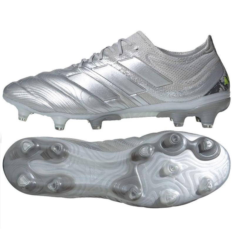 Adidas Copa 20.1 Fg M EF8316 fotbollsskor röd silver-