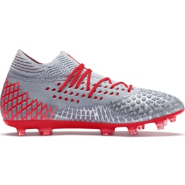 Puma Future 4.1 Netfit Fg Ag M 105579 01 fotbollsskor mångfärgad grå