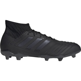 Adidas Predator 19.2 Fg M F35603 fotbollsskor svart svart