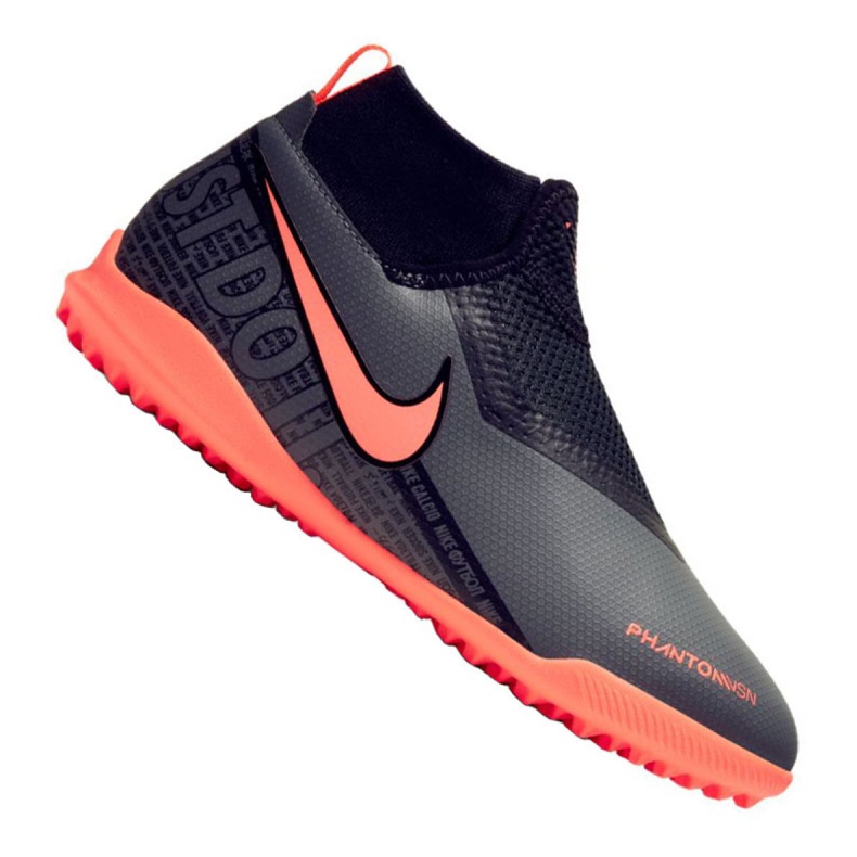 Nike Phantom Vsn Academy Df Tf Jr AO3292-080 fotbollsskor svart