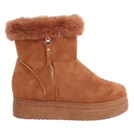 Snöskor på kamel PP-30 kamelpäls brun