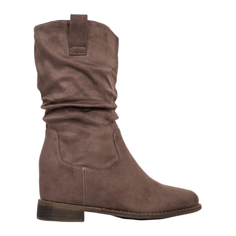 Super Mode Klassiska cowboystövlar kaki grön