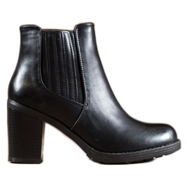 Comer Eko-läder stövlar svart