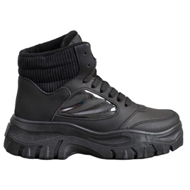 SHELOVET Mode snörskor svart