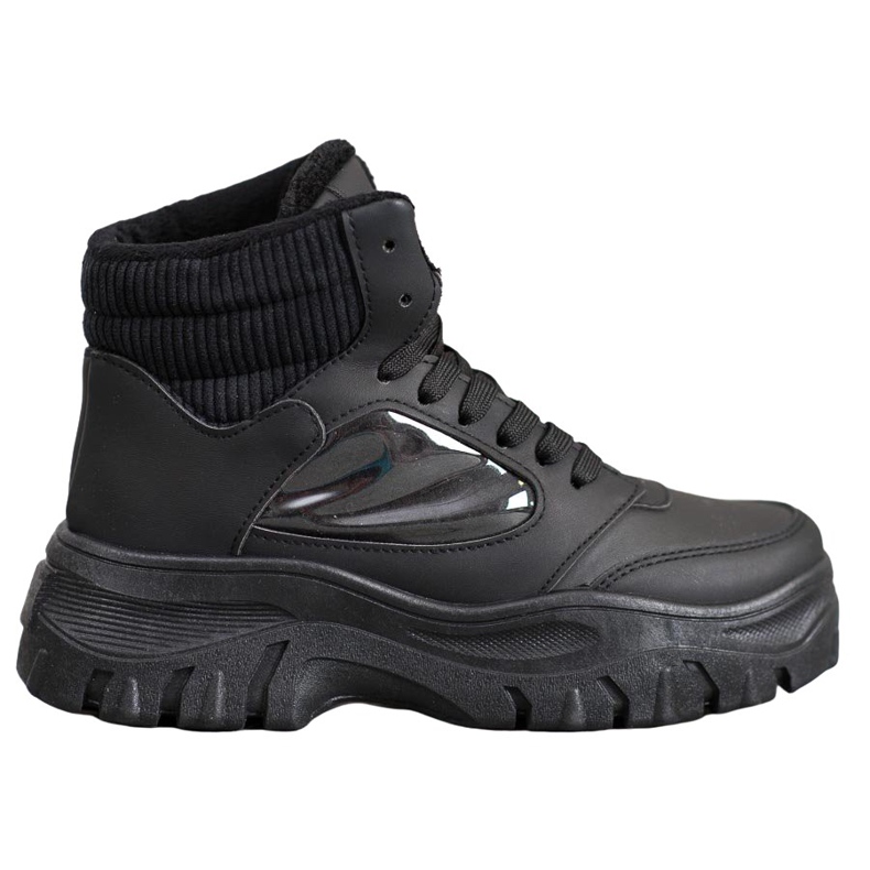 SHELOVET Mode snörskor svart