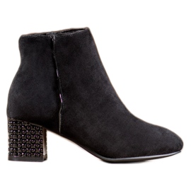 SHELOVET Stövlar med dekorativ häl svart