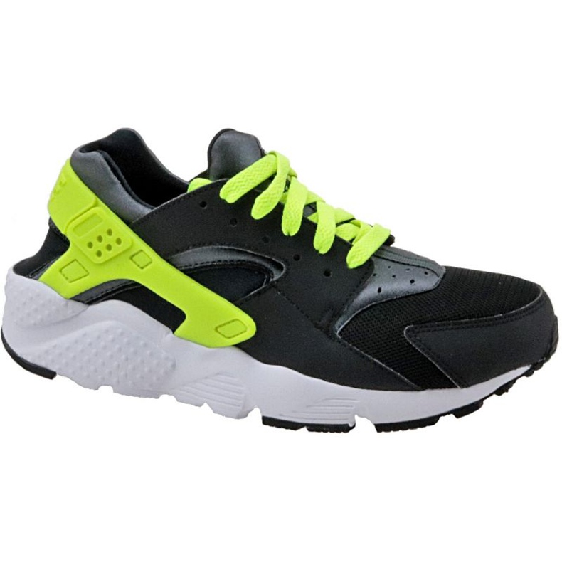 Nike Huarache Run Gs W 654275-017 skor svart gul