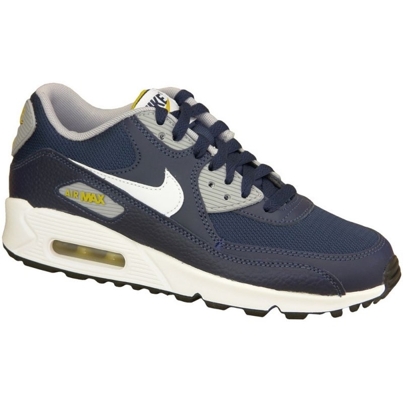 Nike Air Max 90 Gs W 307793-417 skor marinblå