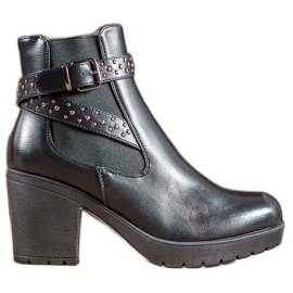 SHELOVET Stövlar På Plattformen Med Jets svart