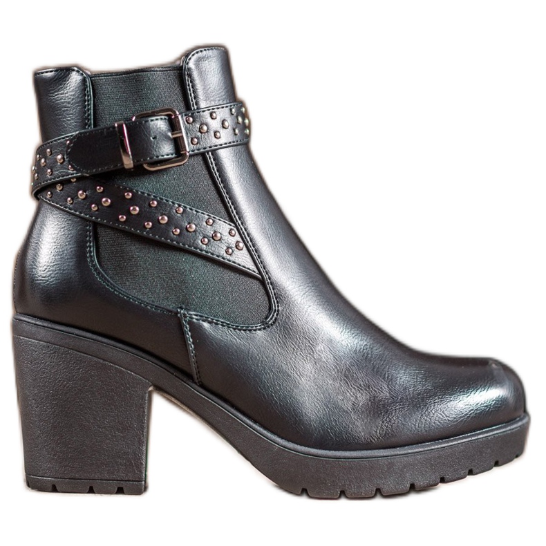 SHELOVET Stövlar På Plattformen Med Jets svart