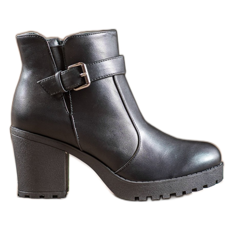 Bella Paris Stövlar Med Spänne svart