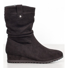 SHELOVET Cowboystövlar på en kil svart