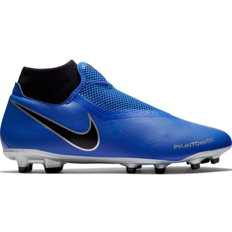 Nike Phantom Vsn Academy Df FG / MG M AO3258 400 fotbollsskor mångfärgad blå