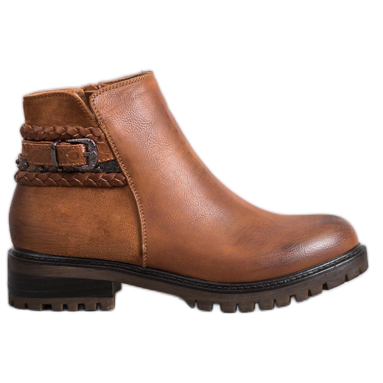 Erynn Lågarbetare med dekorativt bälte brun