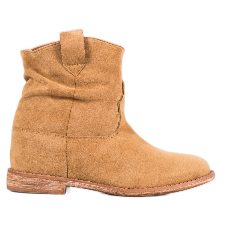 Bella Paris Cowboystövlar på en kil brun