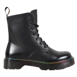 Bella Paris Snörda arbetare svart