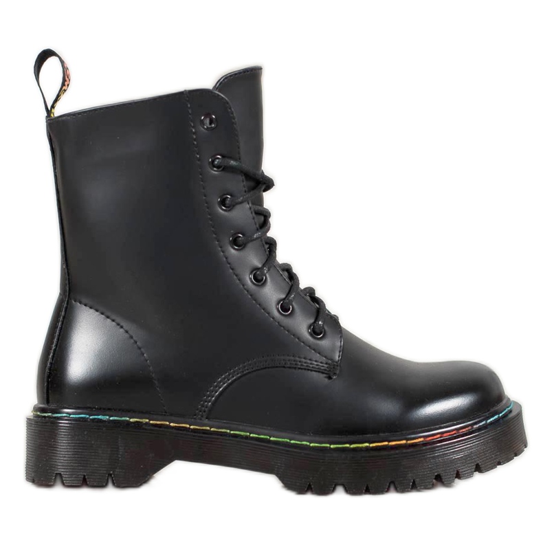 Bella Paris Snörda arbetare svart