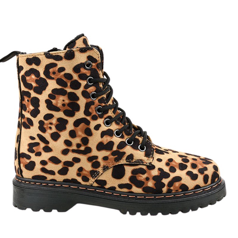 Pantherisolerade stövlar DJH01-18 brun