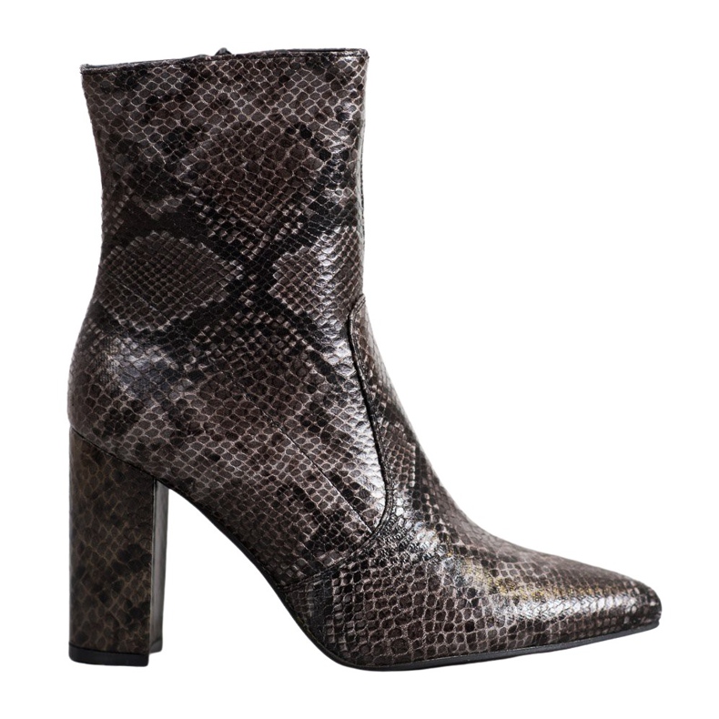 Seastar Snake Print Boot brun mångfärgad