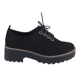 Svarta högklackade skor LL183