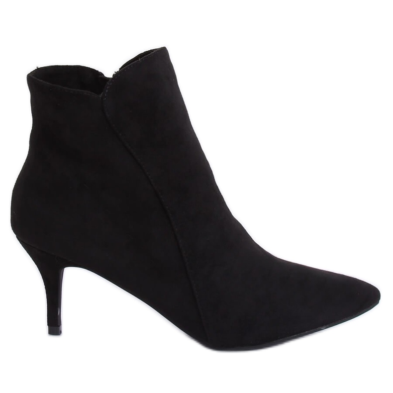 Svarta stövlar på låg klack K1906806 Negro