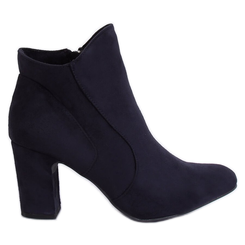 Marinblå högklackade stövlar K1809810 Marino