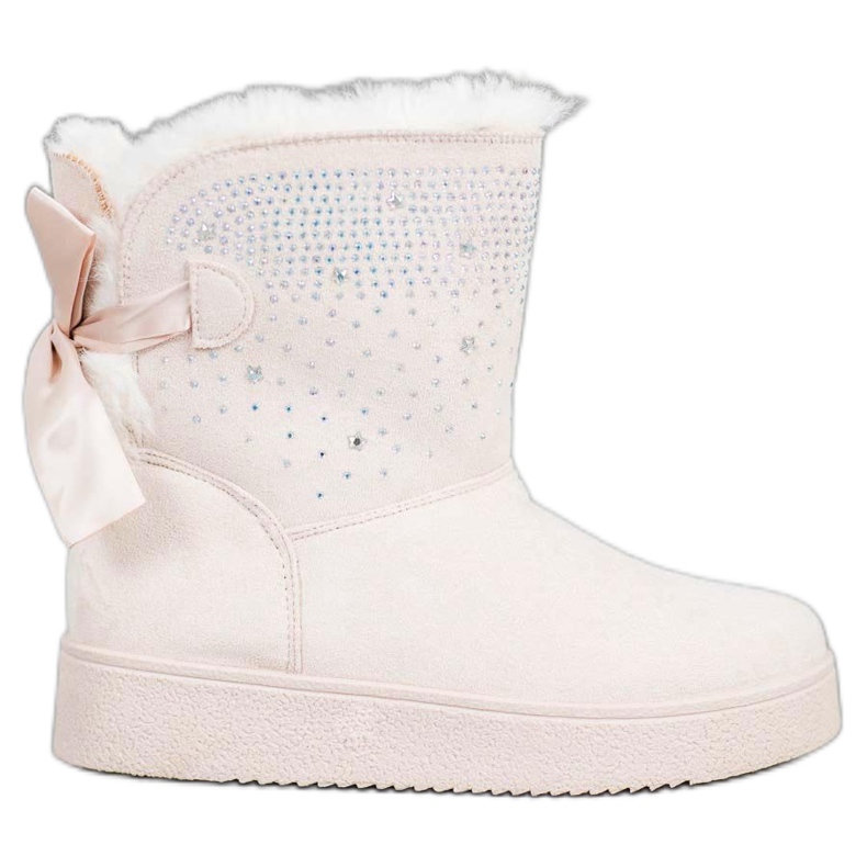 SHELOVET Mukluki med kristaller brun