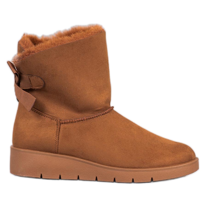 SHELOVET Kamel Mukluki på plattformen brun