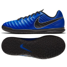 Nike Tiempo Legend 7 Club Ic Jr AH7260 400 fotbollsskor marinblå blå