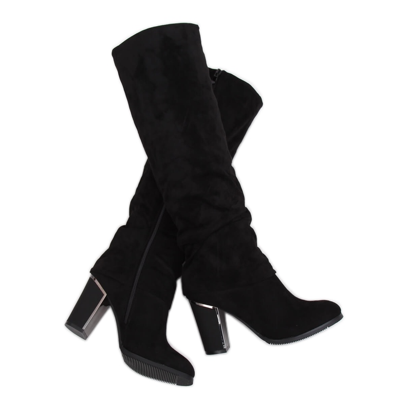 Svarta höga klackar 1103-GG Svart