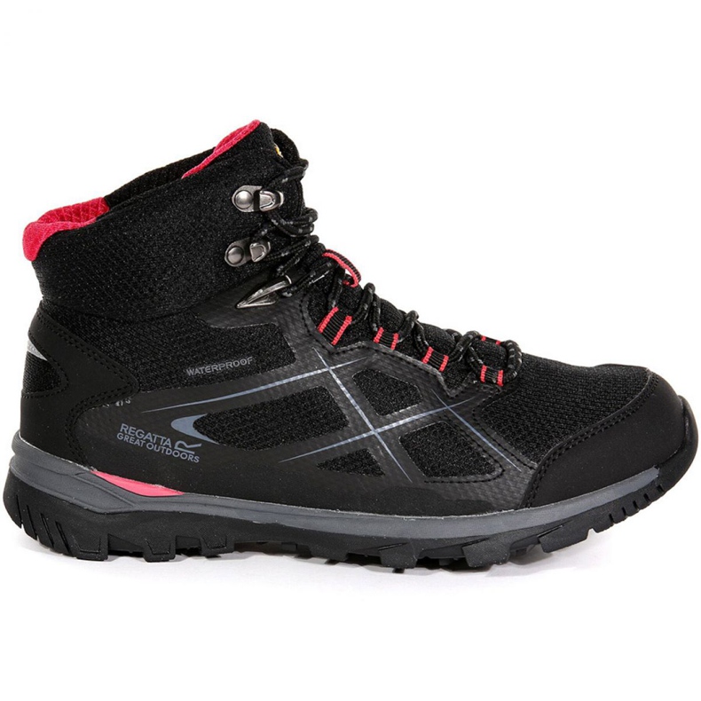 Regatta Wms Kota Mid W RWF490 7HQ Skor svart rosa