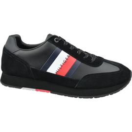 Skor Tommy Hilfiger Corporate Leather Flag Runner M FM0FM02380 990 svart
