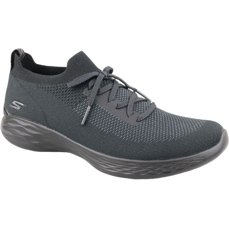 Skechers You Shine Trainers W 14957-BKGY grå