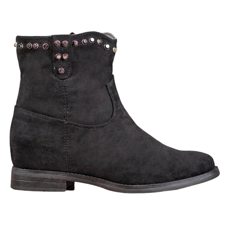 Ideal Shoes Varma cowboystövlar med jetstrålar svart