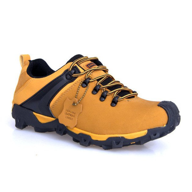 Vandringskängor Läder Nat 399 Camel brun