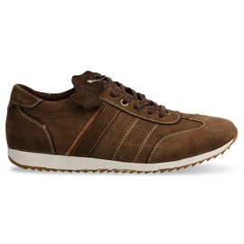 Skor, sneakers. Läder NAT. N45 Brun