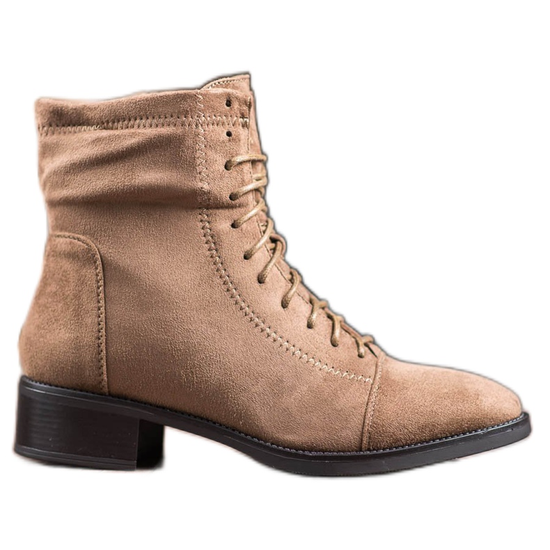 Super Mode Knutna kängor brun